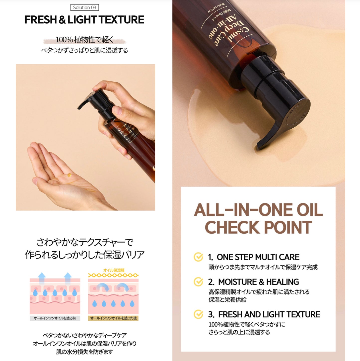 【C:SOUL】ディープケアオールインワン〈150ml〉