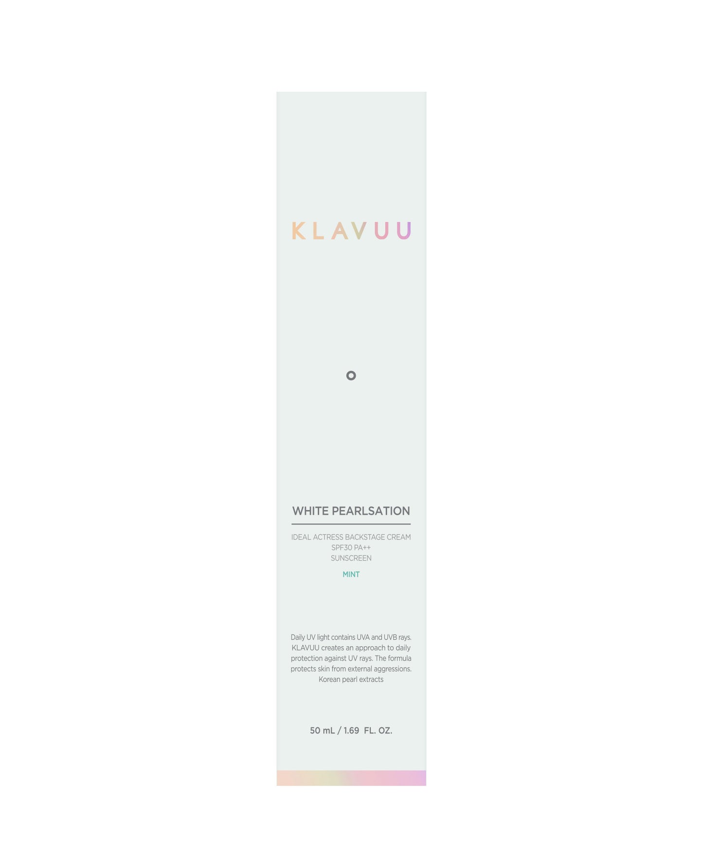 【KLAVUU】アクトレス バックステージクリームSPF30 PA++ 〈ミント〉